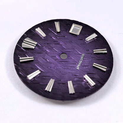 28.5mm Ice Forests Dial NH34 NH35 Movement Blue Lume Date
