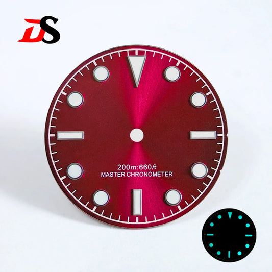 Matte Dial 28.5mm Sunburst Dial Tu-dor Blue Lume No Date NH38 NH35 Movement