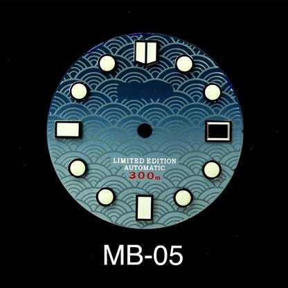 Sea Wave Dial BGW9 C3 Lume NH35 Movement 28.5mm