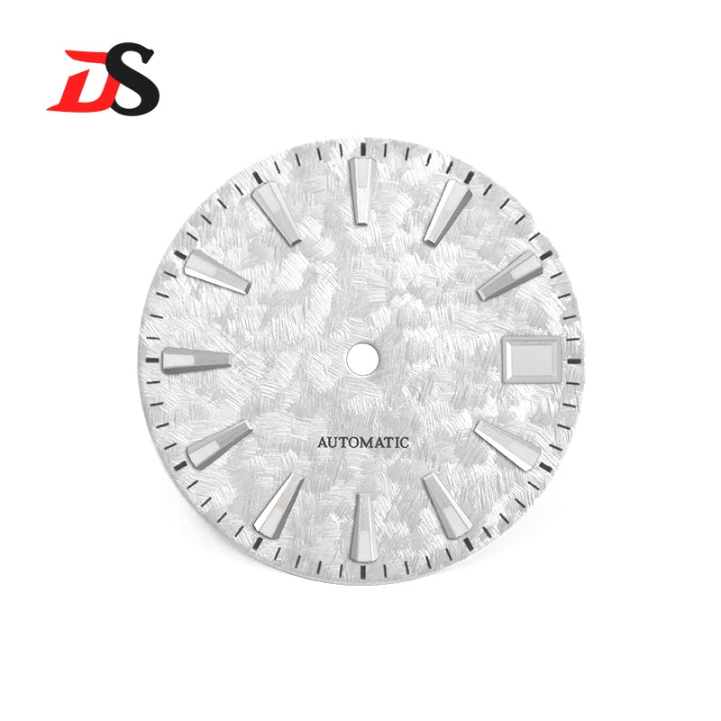 62GS Mod Dial Cherry NH35 Blue Lume OMG Index Cherry Trees of Spring Light-green Lilac 28.5mm for SKX007 GS Mod