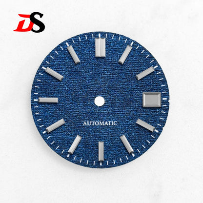 28.5mm Blue Series Dial A Variety of Grain Date NH35 NH34