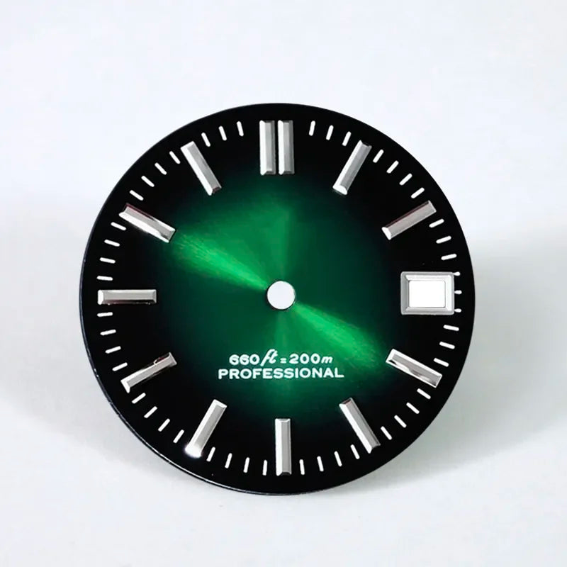28.5mm Dial Gradient No Lume Matte Balck Dial NH35 Movement