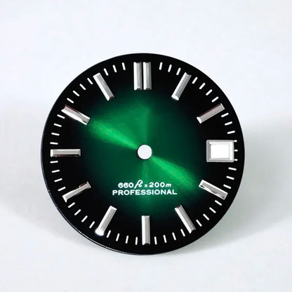 28.5mm Dial Gradient No Lume Matte Balck Dial NH35 Movement