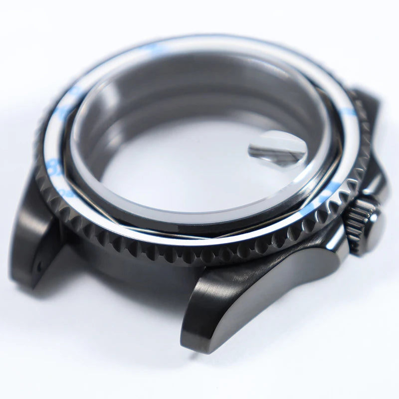 Black 40.5mm Case Oyster Bracelet 20ATM Suitable for NH34NH35/36/38ETA2824 Movement