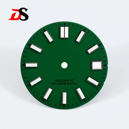 Matte 28.5mm Dial Blue Lume for Nh35 NH34 Movement Modified Watch Accessories DIVERS 200m