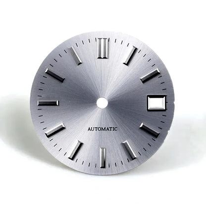 28.5mm Sunburst Dial No Lume NH35 Movement Classic Watch Dial