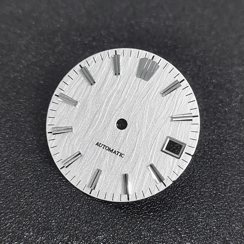 28.5mm Birch Dial GS MOD Blue Lume NH35 movement No Lume