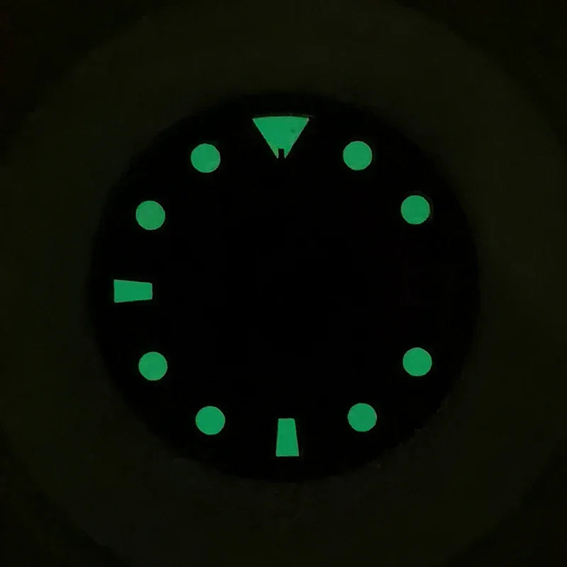 Matte Black Dial Black Lume