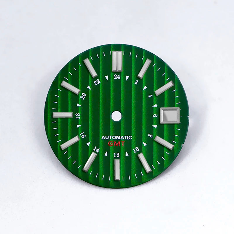 NH34 GMT Bamboo GS Sunburst Dial No Lume