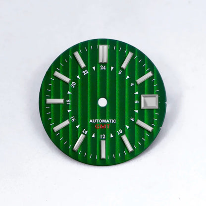 NH34 GMT Bamboo GS Sunburst Dial No Lume