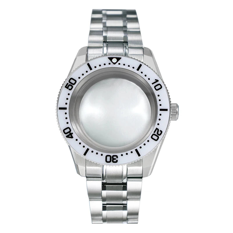 38mm Case with Bezel 38x30.6mm One-way Rotating Sapphire Crystal AR