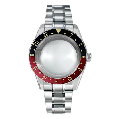 38mm Case with Bezel 38x30.6mm One-way Rotating Sapphire Crystal AR
