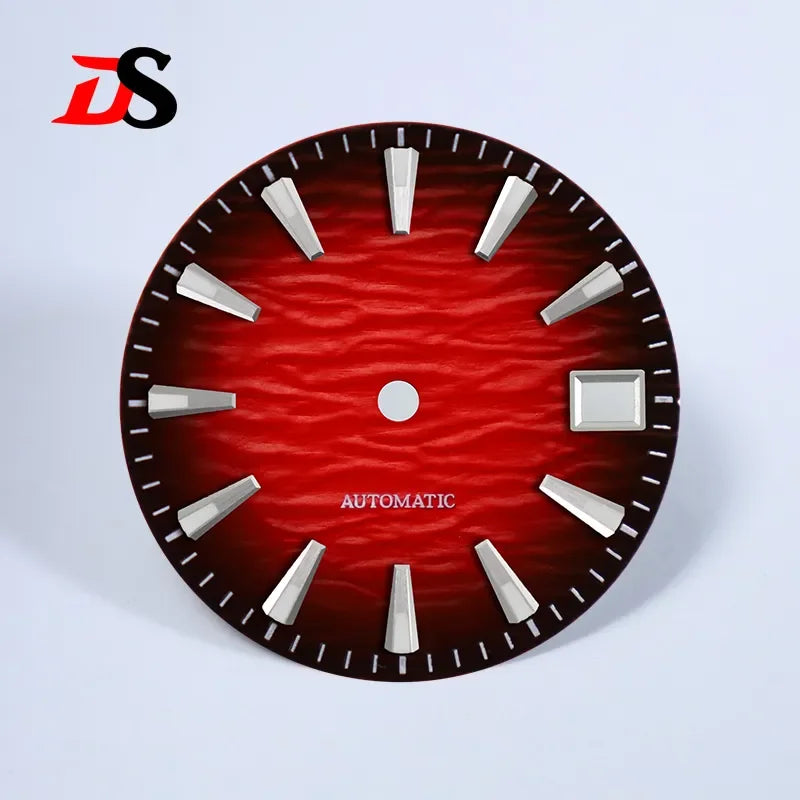 Gradient 28.5mm Wave Pattern Dial Blue Lume for NH35/NH38 Movement