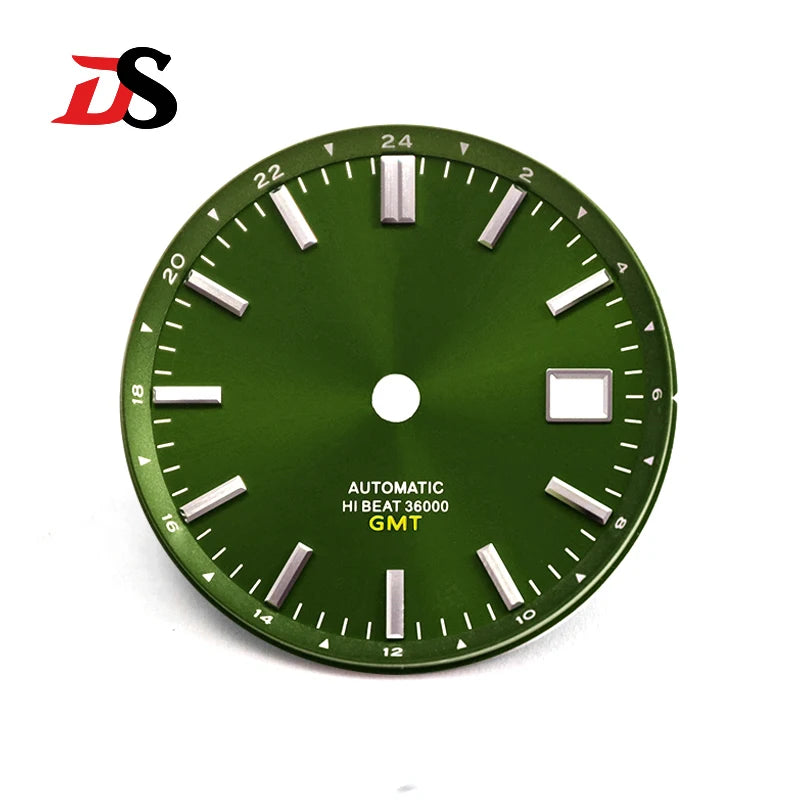 32.5mm HI-BEAT 36000 GMT Sunburst Dial for 40mm 44GS Case NH34 Movement