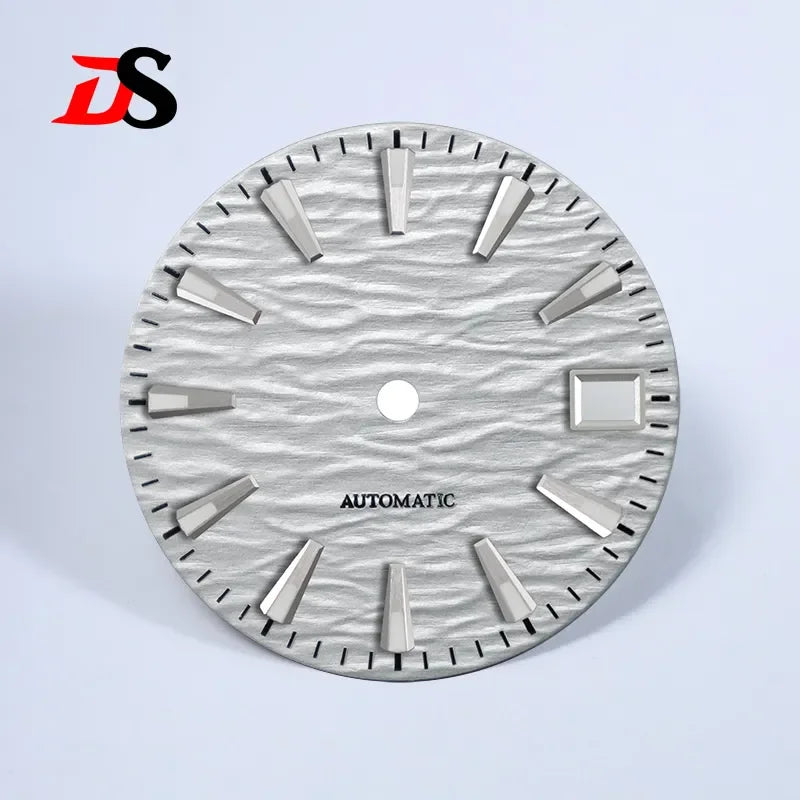 Gradient 28.5mm Wave Pattern Dial Blue Lume for NH35/NH38 Movement