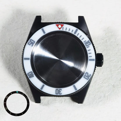 62MAS 40mm Black Case PVD Stainless Steel Case Sapphire Glass AR Coating NH34GMT NH35 Arab Bezel Ceramic