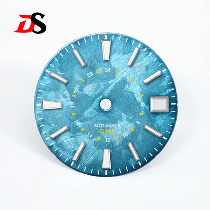DS Sakura Orange GMT Dial Blue Luminous NH34GMT 28.5mm