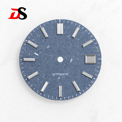 28.5mm Dial Texture Watch Faces No Lume Modified for Nh36 Nh35 Movement
