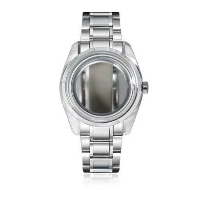 44GS 40mm Case Sapphire Crystal Chapter Ring Matches Luxury GMT NH35 NH34 Automatic Fit 32.5mm Dial High Quality Watch Case