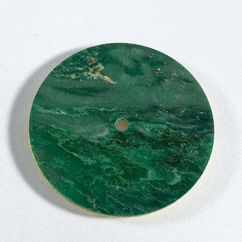 28.5mm African Jade Sterile Dial NH35NH38 Movement Stone Dial