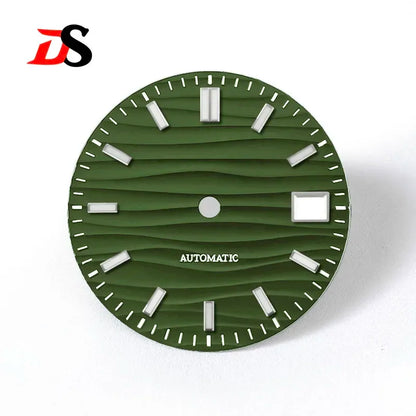 Wave Dial BGW9 lume 3 o'clock For NH35 Movement 28.5mm NH34