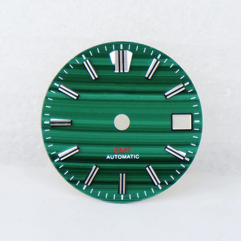 Stone Dial Mod Malachite Dial Mod Accessories for Nh34 Date Window Custom Logo Abalo ...