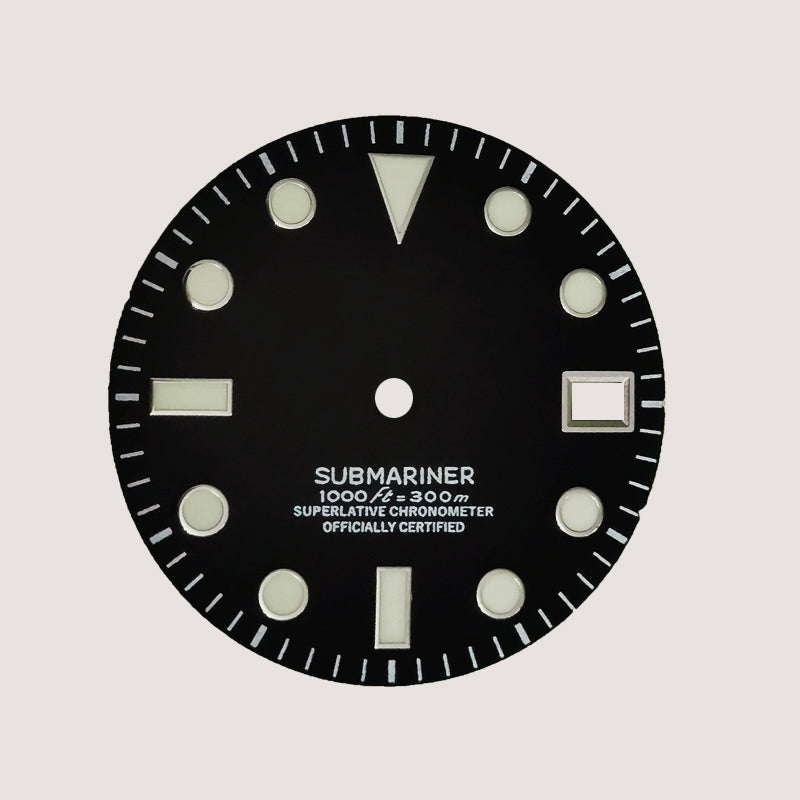 SUB Dial Mod Matte Dial BGW9 C3 Lume NH35NH36 Movement 28.5mm