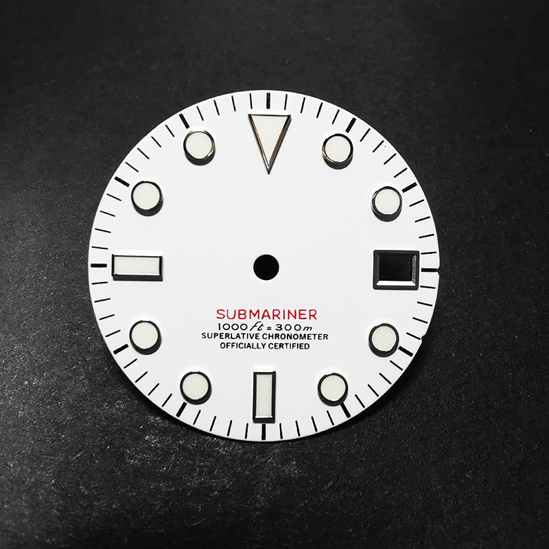 SUB Dial Mod Matte Dial BGW9 C3 Lume NH35NH36 Movement 28.5mm