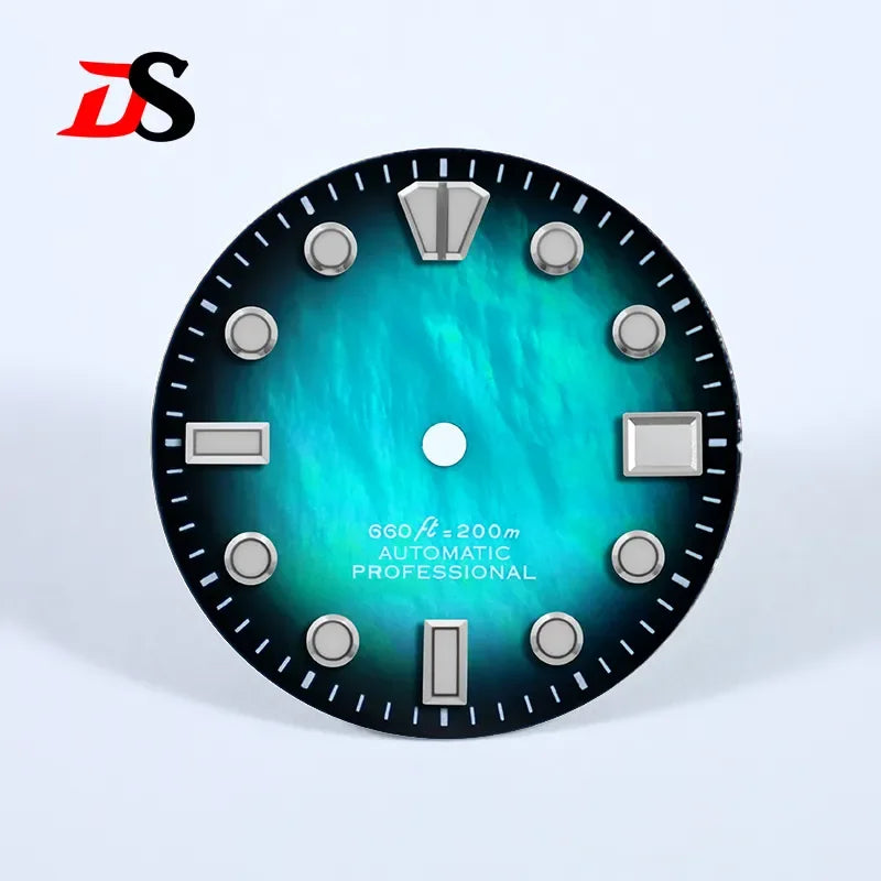 NH35 Dial 28.5MM Mother of Pearl Watch Dial BGW9 C3 Lume Fit NH35 NH36 Movement