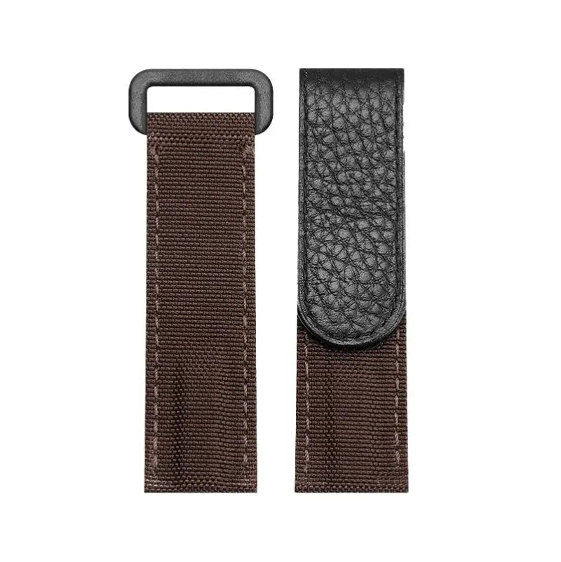 Watch Strap Nylon Velcro Men's Matching Carbon Fiber Case VK63/4130/3135/ Movement 20mm Canvas Belt