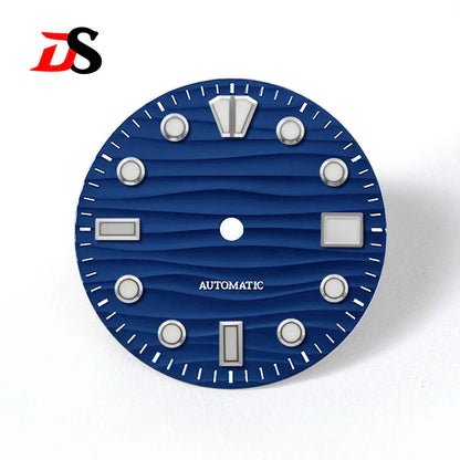 DS 28.5mm Sea Wave GS Dial BGW9 C3 Lume Date NH35 Movement