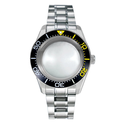 38mm Case with Bezel 38x30.6mm One-way Rotating Sapphire Crystal AR