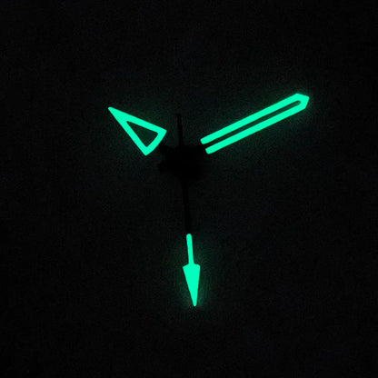 NH35 Watch Hand Modified Watch Accessories BGW9 C3 Lume Hour Hand Minute Hand Suitable for NH35 Movement Black Lume