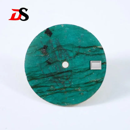 Green Labradorite Natural Dia l28.5mm No Date NH38NH35 Movement Stone Dial