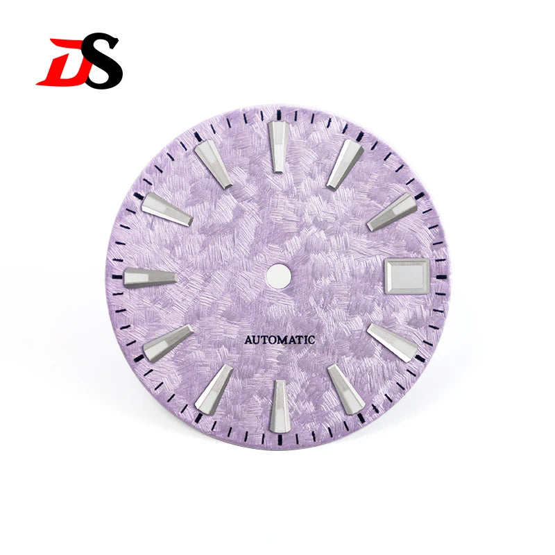 62GS Mod Dial Cherry NH35 Blue Lume OMG Index Cherry Trees of Spring Light-green Lilac 28.5mm for SKX007 GS Mod