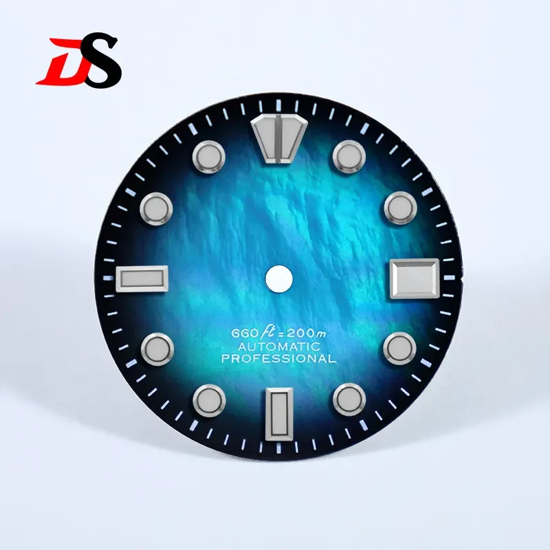 NH35 Dial 28.5MM Mother of Pearl Watch Dial BGW9 C3 Lume Fit NH35 NH36 Movement