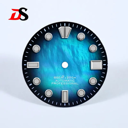 NH35 Dial 28.5MM Mother of Pearl Watch Dial BGW9 C3 Lume Fit NH35 NH36 Movement