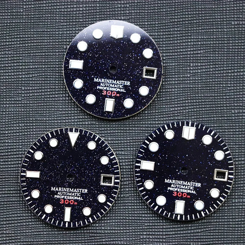 Marinemaster MM index 28.5mm Dial Blue Starry Sky NH35 nh36 movement blue sands