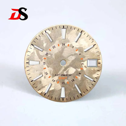 DS Sakura Orange GMT Dial Blue Luminous NH34GMT 28.5mm
