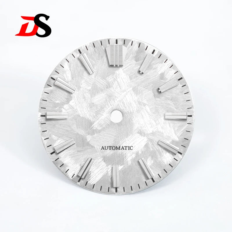 GS High Quality Sakura Smoky Green No Date Dial No Lume 28.5MM NH38 Blue lume