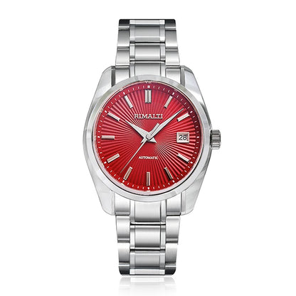 RIMALTI 40mm44gs Case Sapphire Crystal High-quality Mechanical Men's Watch GMT NH35NH34 Suitable for 32.5mm Dial