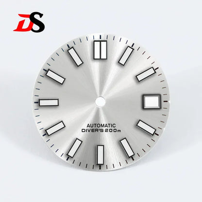 Matte 28.5mm Dial Blue Lume for Nh35 NH34 Movement Modified Watch Accessories DIVERS 200m