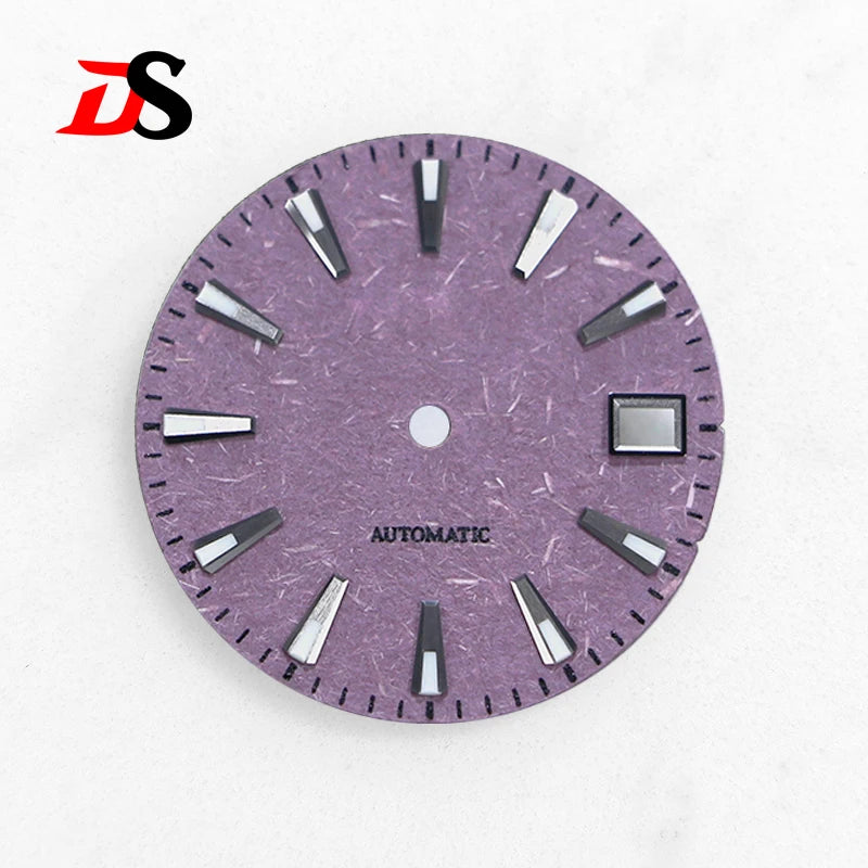 Artistic Retro Dial Brown Snowflake Cherry Blossom Sea of Clouds Texture Night NH35NH36 28.5mm