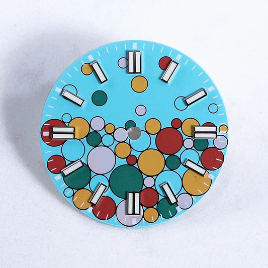28.5mm Dial Colored Bubbles Matte Dial BGW9 Lume NH35 Movement