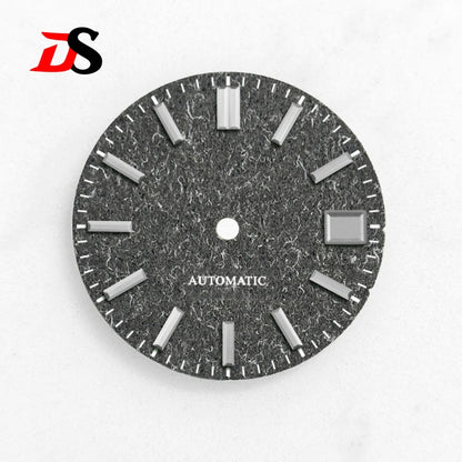 28.5mm Dial Texture Watch Faces No Lume Modified for Nh36 Nh35 Movement