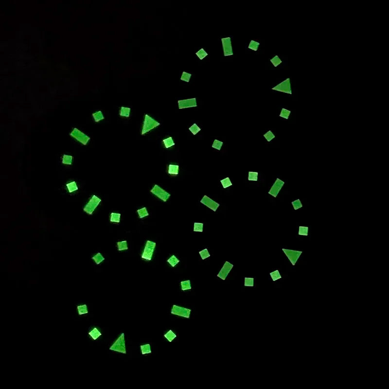 Retro 28.5mm Dial 50-layer Matte Black White Dark Green Lume NH35 Movement No Date