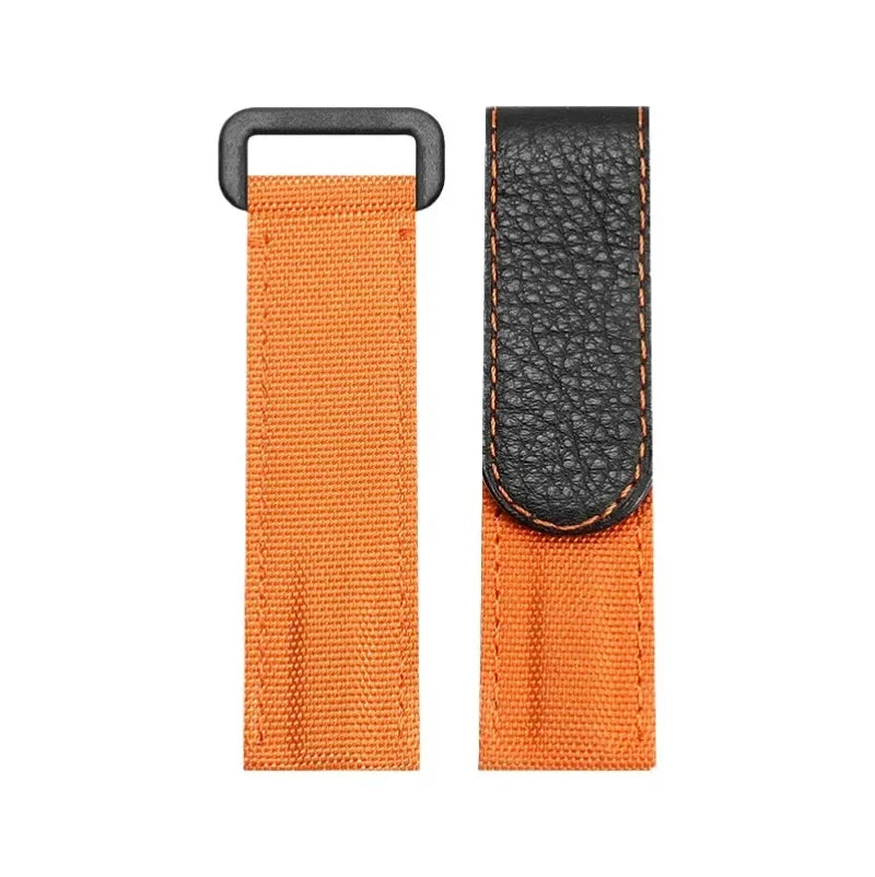 Watch Strap Nylon Velcro Men's Matching Carbon Fiber Case VK63/4130/3135/ Movement 20mm Canvas Belt
