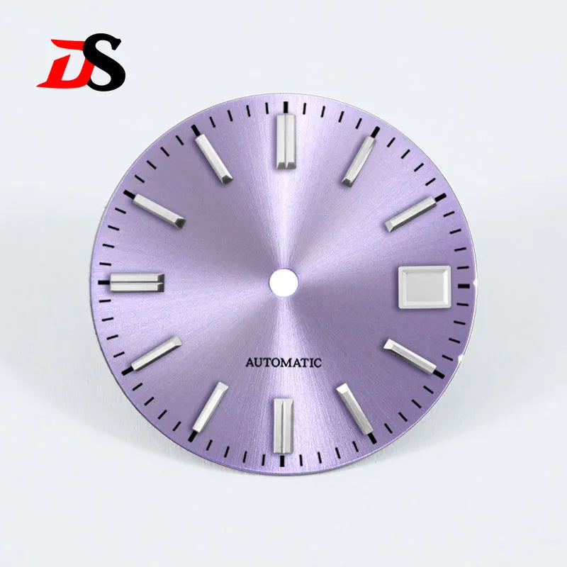 28.5mm Sunburst Dial No Lume NH35 Movement Modified Watch Accessories