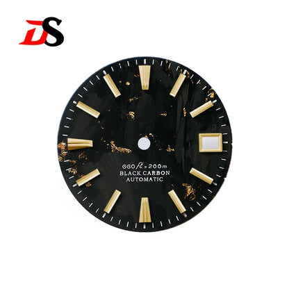 28.5mm Carbon Fiber Dial No Lume NH35 Movement