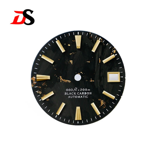 28.5mm Carbon Fiber Dial No Lume NH35 Movement